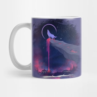 Lonely wolf Mug